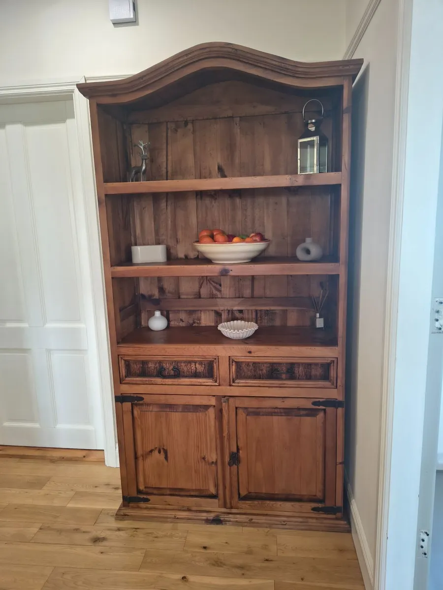 Solid wood dresser, display cabinet, bookcase - Image 3