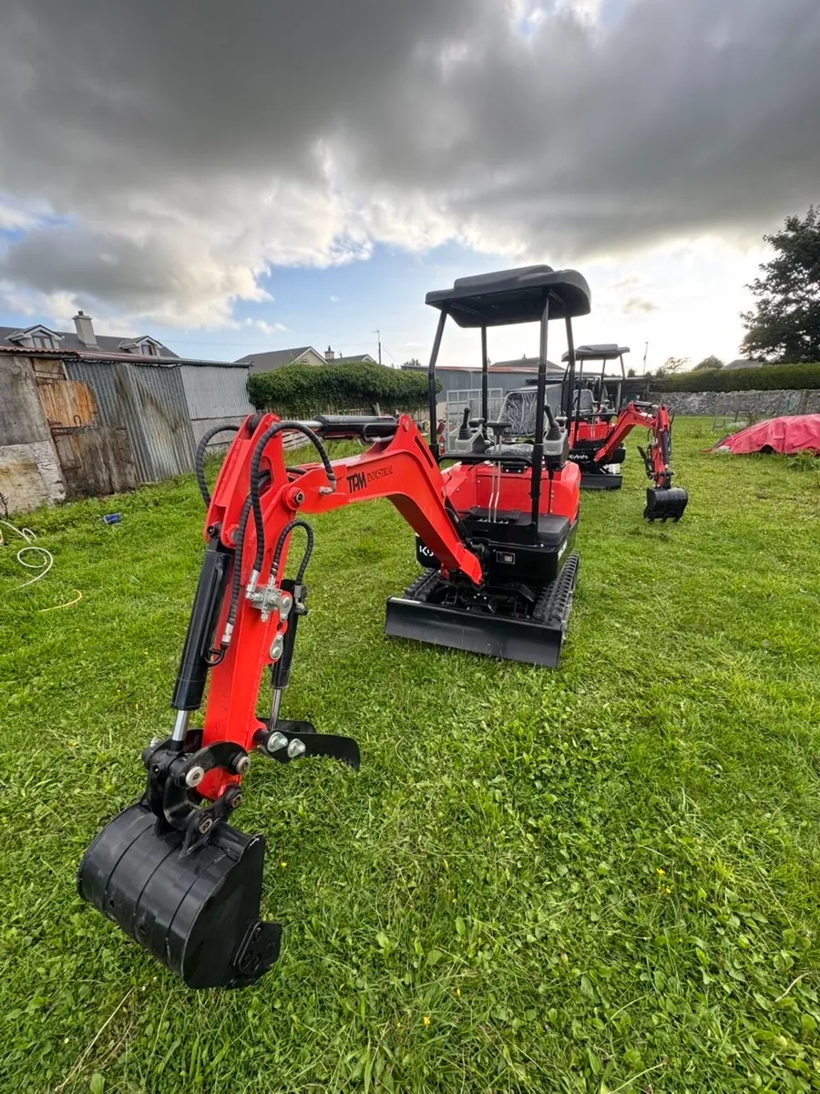 ***Kubota Engine** NEW TPM-20KH MINI DIGGERS - Image 2