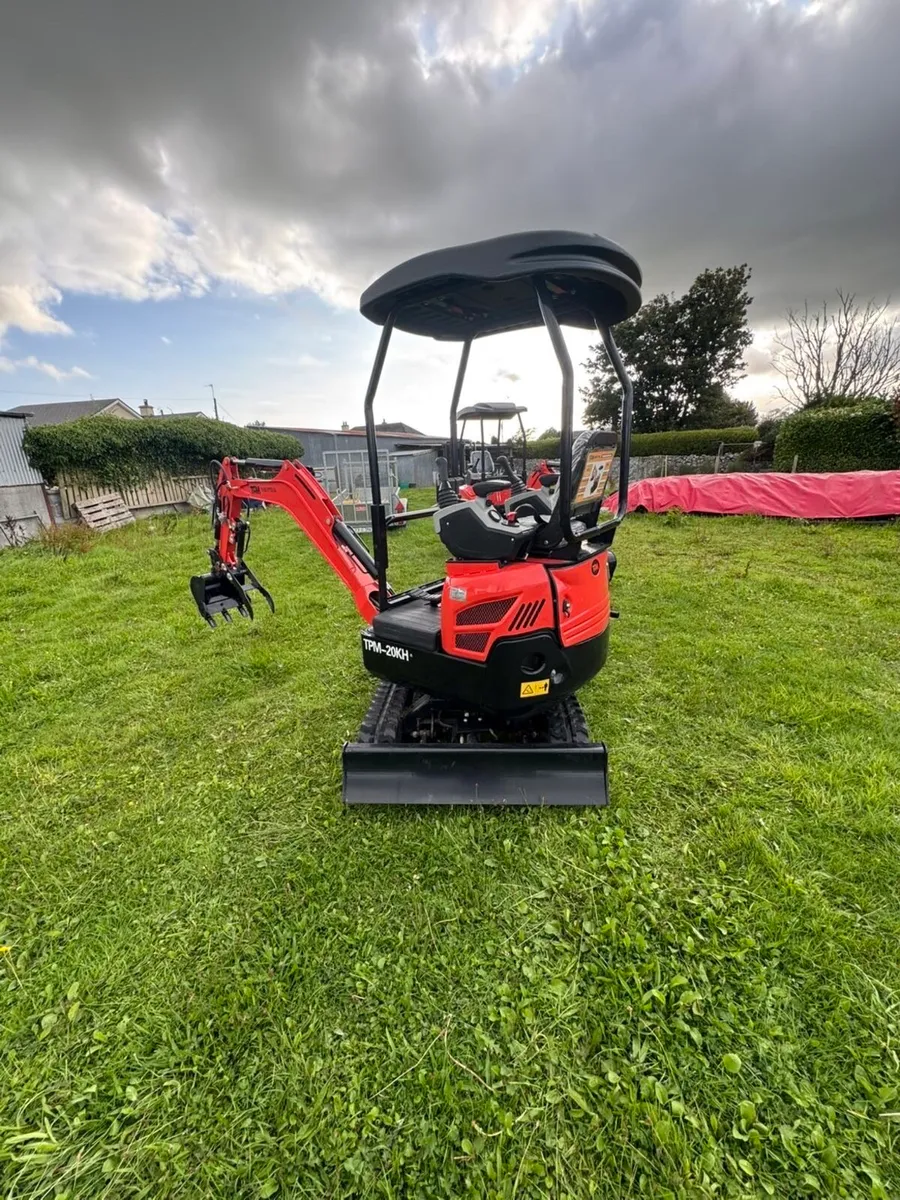 ***Kubota Engine** NEW TPM-20KH MINI DIGGERS - Image 4