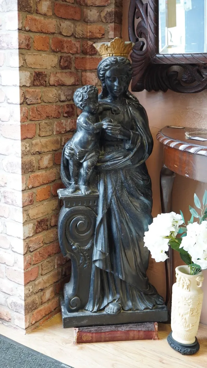 Madonna and Child Statue - Image 2