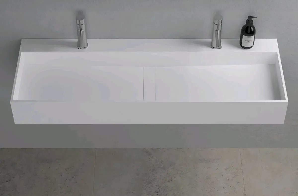 Stone Double Basin 1200mm - Image 2