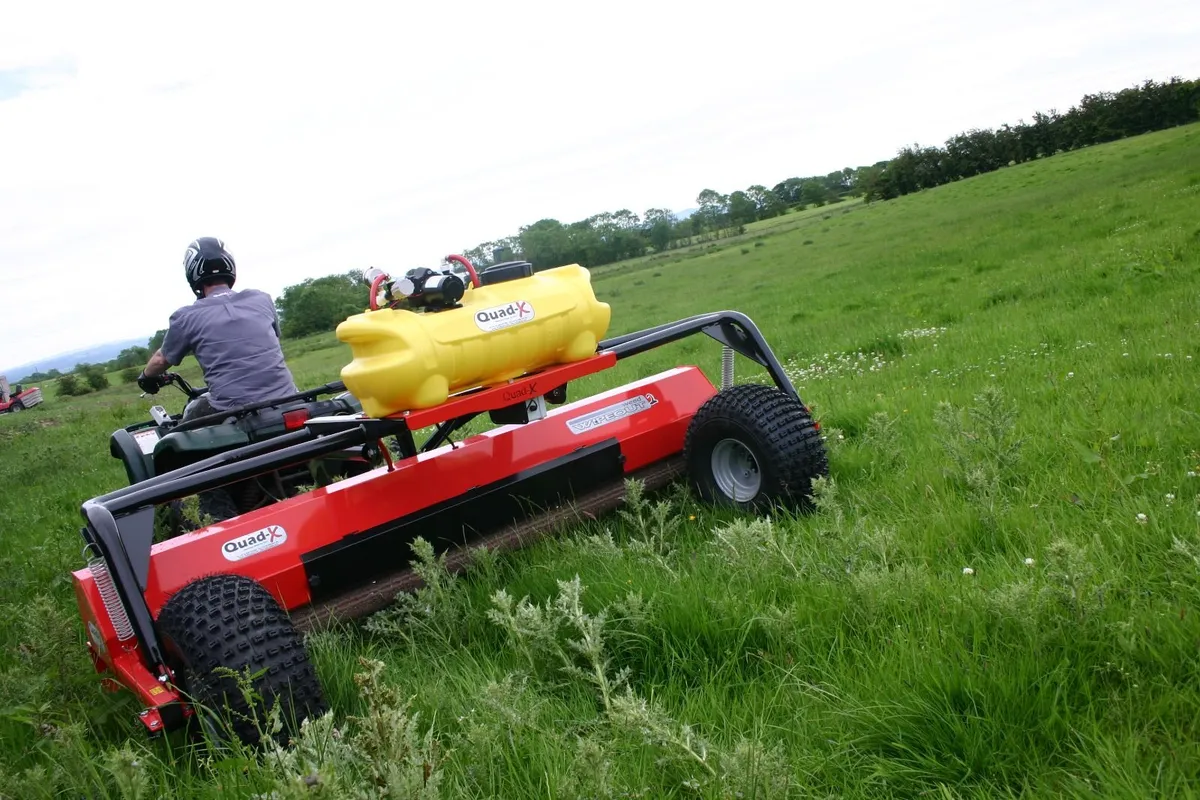 ATV machinery Quad wiper-mower-sprayer-trailer - Image 2