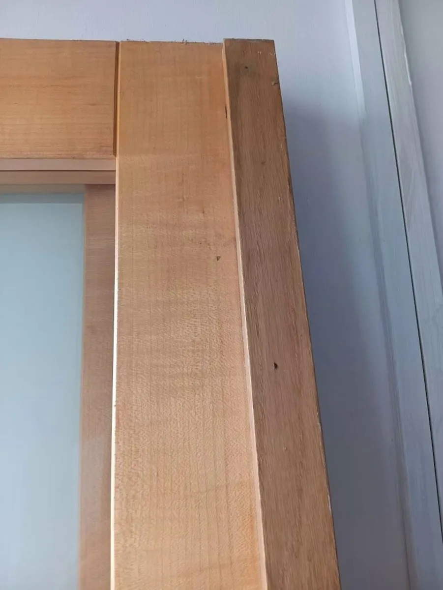 2 Shaker Style Internal Doors with Frosted Glass - Image 3