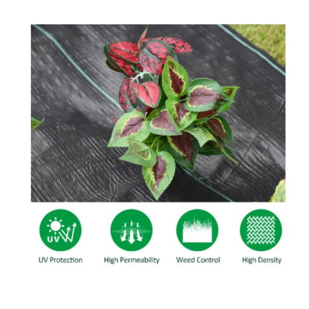 Weed Control Fabric 100gsm – 2.0m x 50m - Image 3