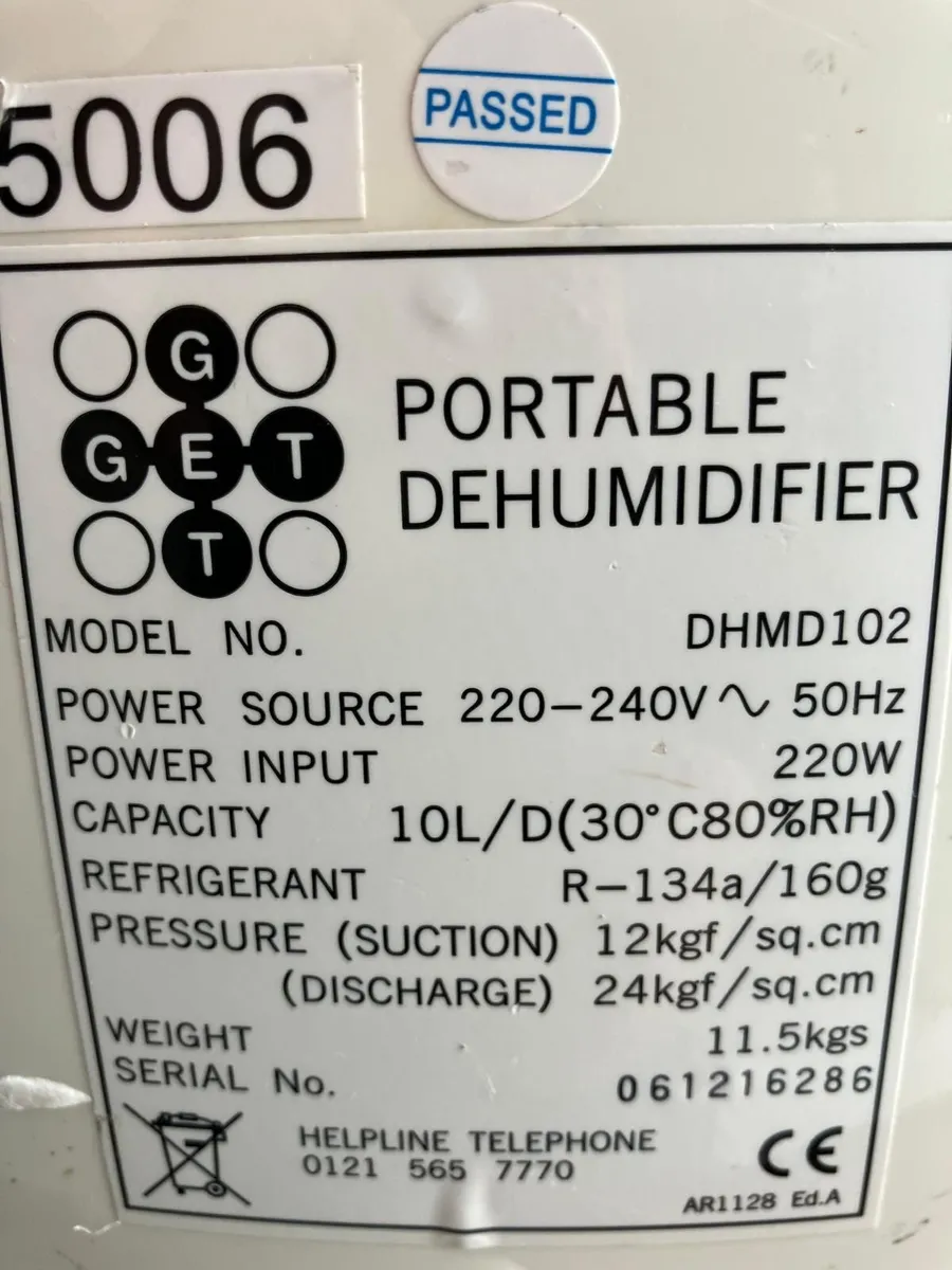 Portable Dehumidifier - Image 3