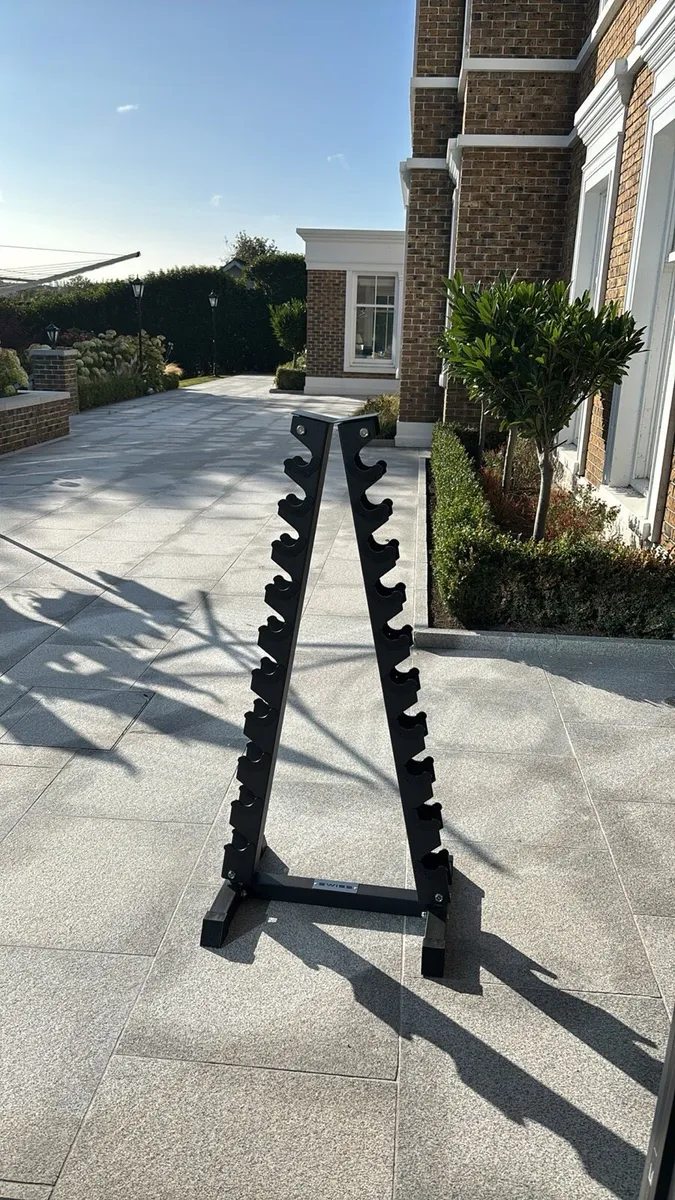 Swiss vertical 10-pair dumbbell rack - Image 2