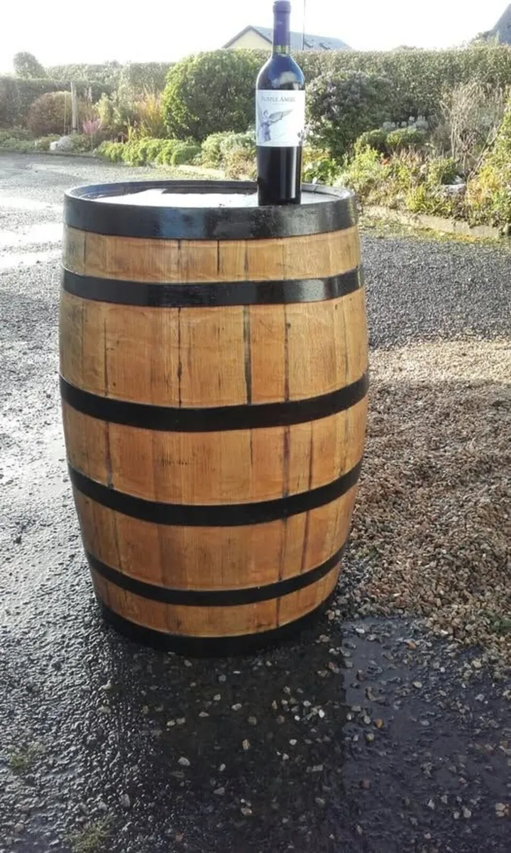 Handcrafted  Whiskey Oak barrel Full size - Image 2