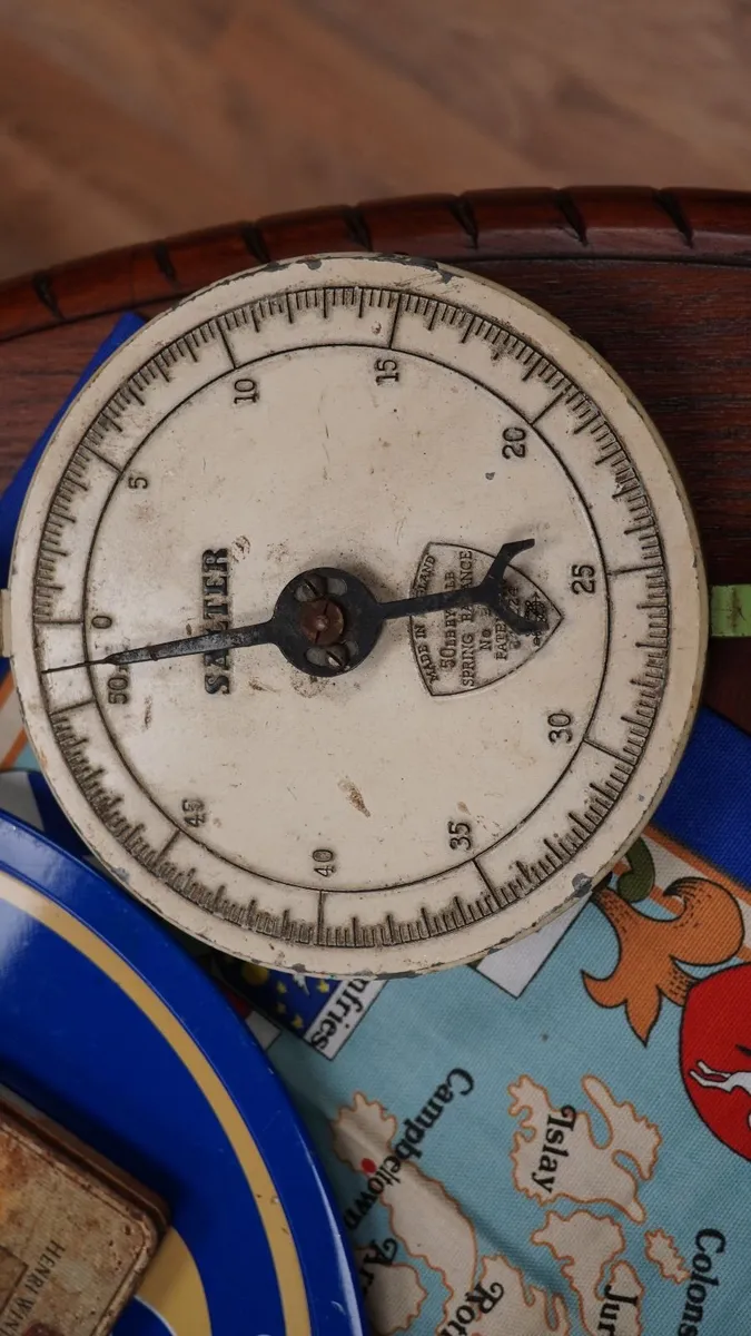 Vintage Salter Hanging Spring Balance (50lb) - Image 2