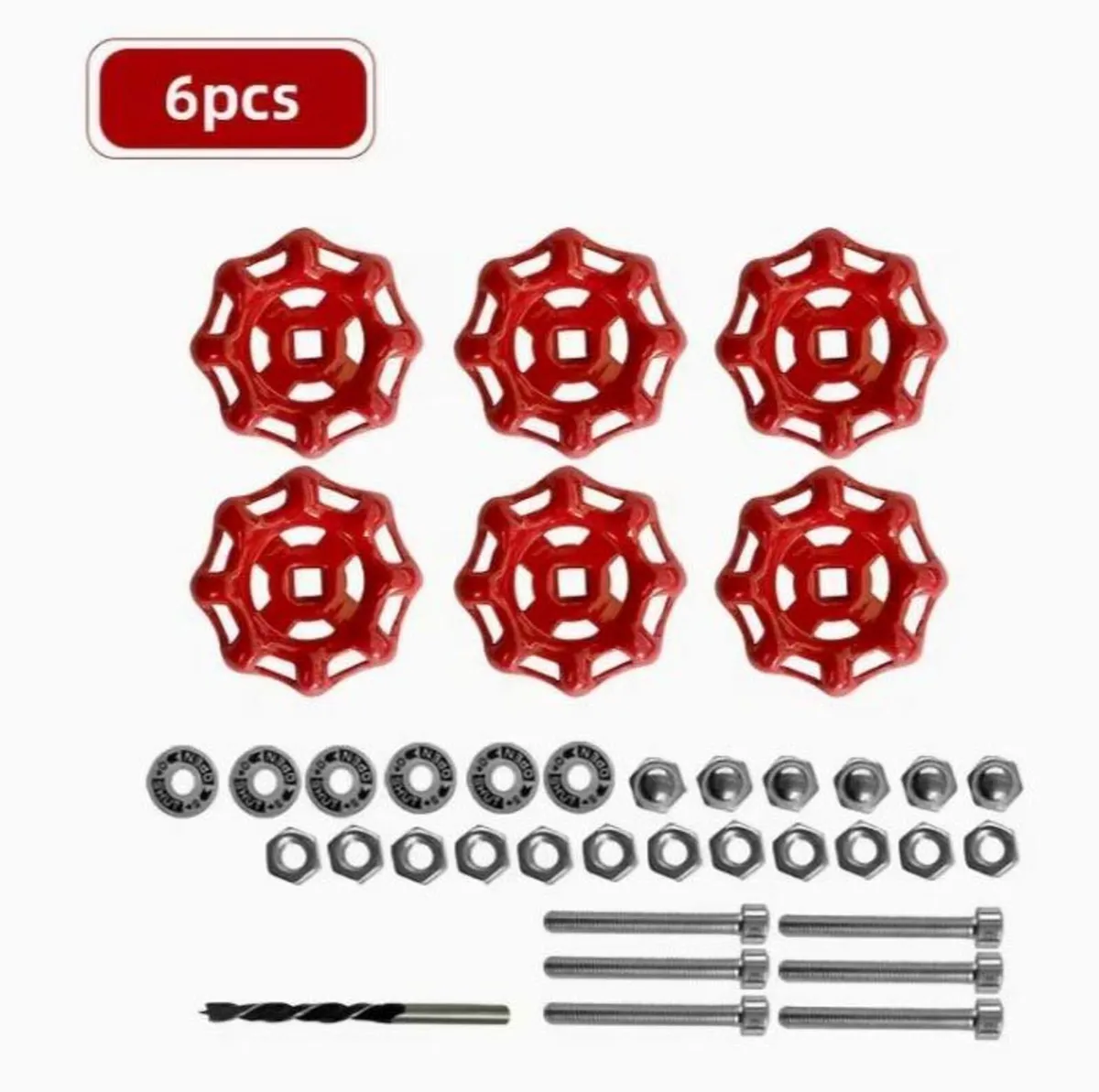 Red Drawer Handles (new). - Image 1
