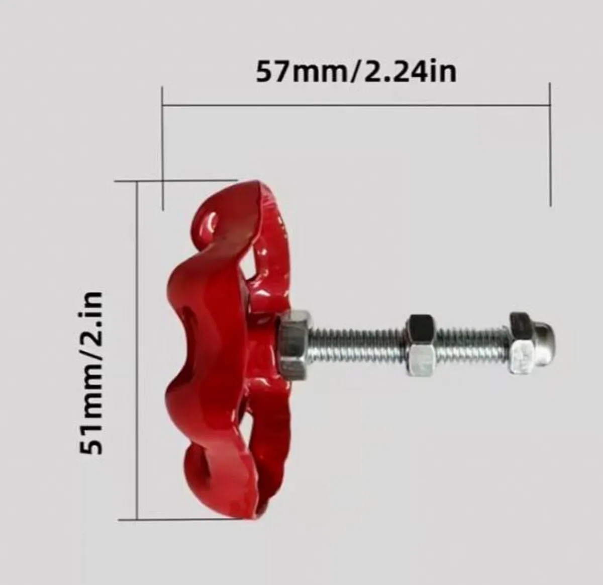 Red Drawer Handles (new). - Image 2