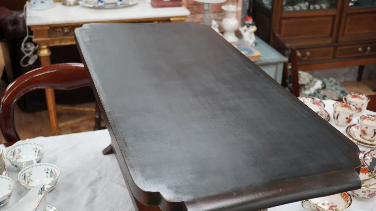 Vintage Carved Elephant Coffee Table - Image 2