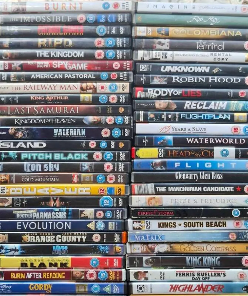 Great Dvds. Special Offer Now,  Any 10/12/16 Dvds Free Postage - Image 1