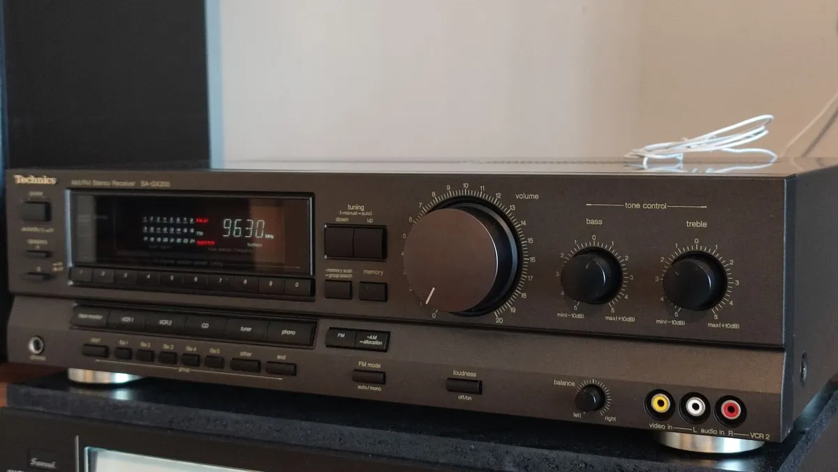 TECHNICS SA-GX200 Receiver, Like new. Cleaned - Image 3