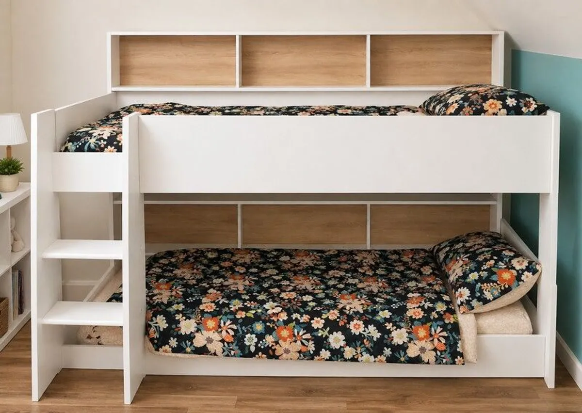 Parisot LEO Bunk Bed with Built-In Storage/Shelving - Image 1