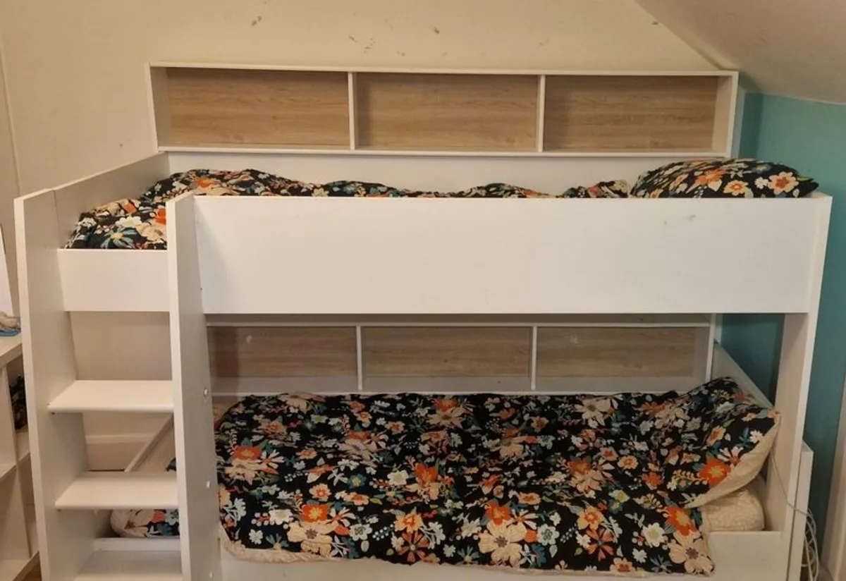 Parisot LEO Bunk Bed with Built-In Storage/Shelving - Image 4