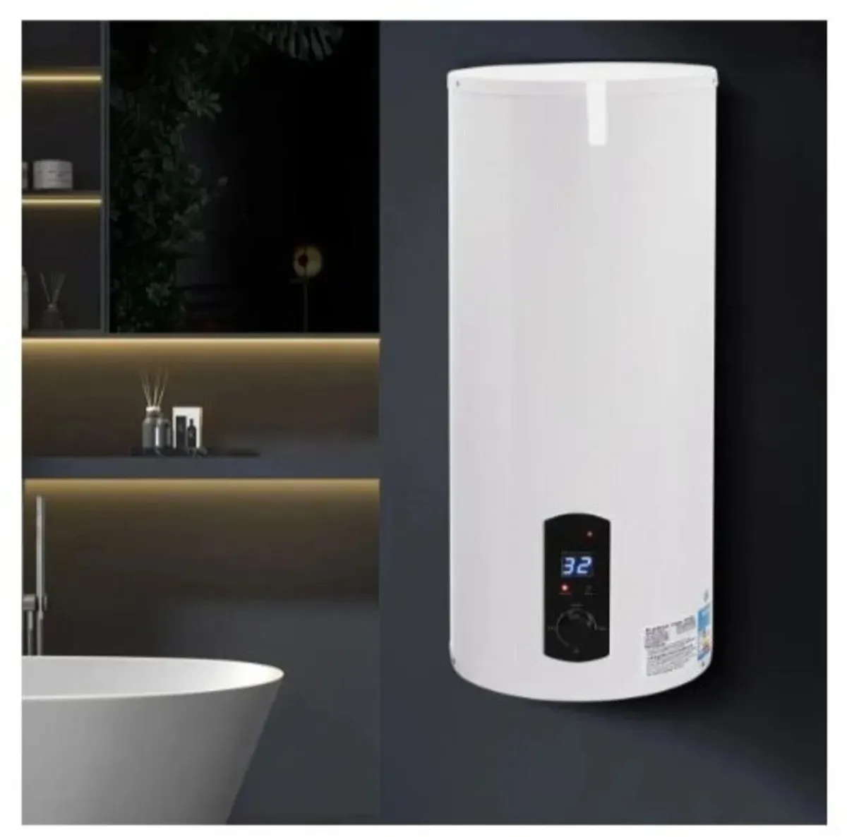 Electric Water Heater 60L 2000W Tank - Image 1