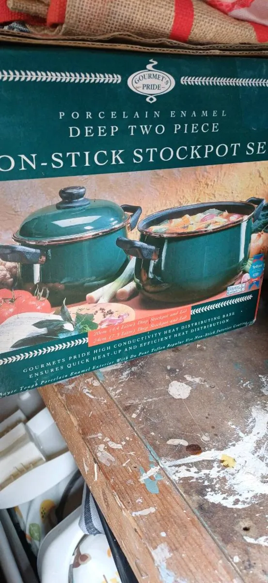 Two stock pots - Image 1
