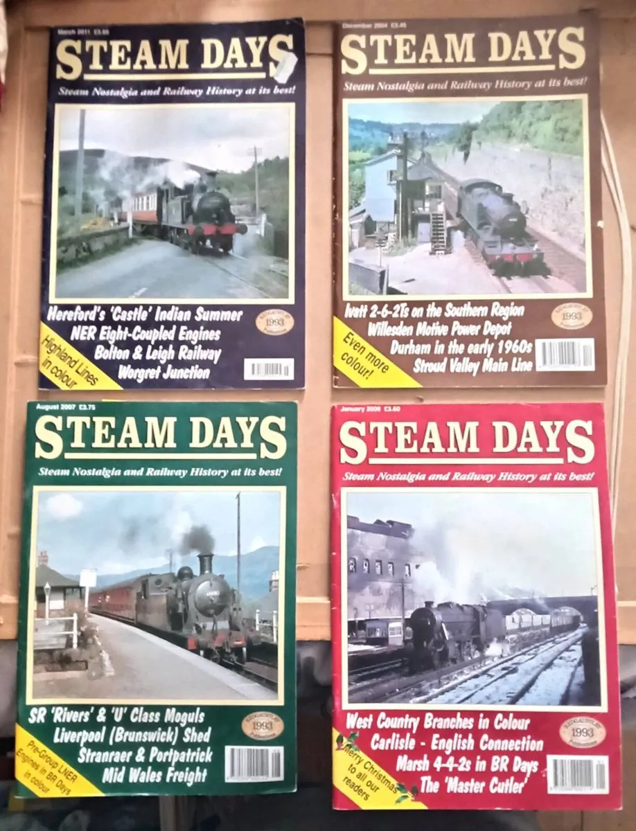 13 Steam Train Magazines - Image 1