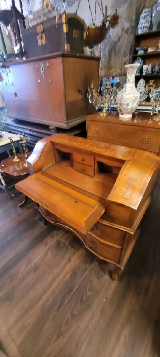 Louis XV Style Cylinder Desk - Image 2