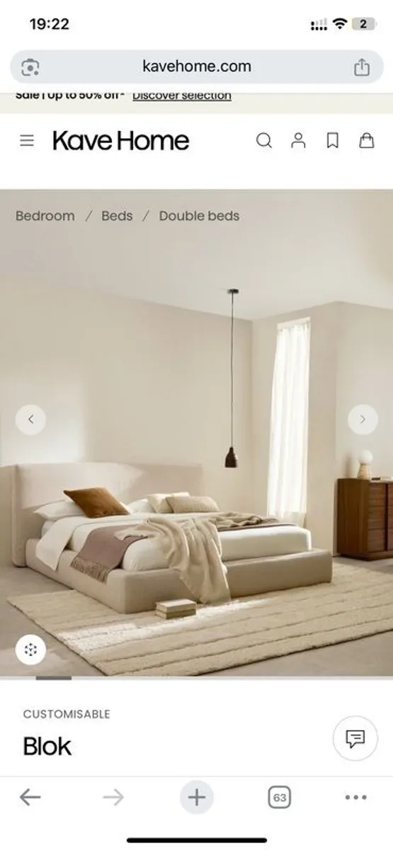 Kave Bed, Mattress & Base - Image 1