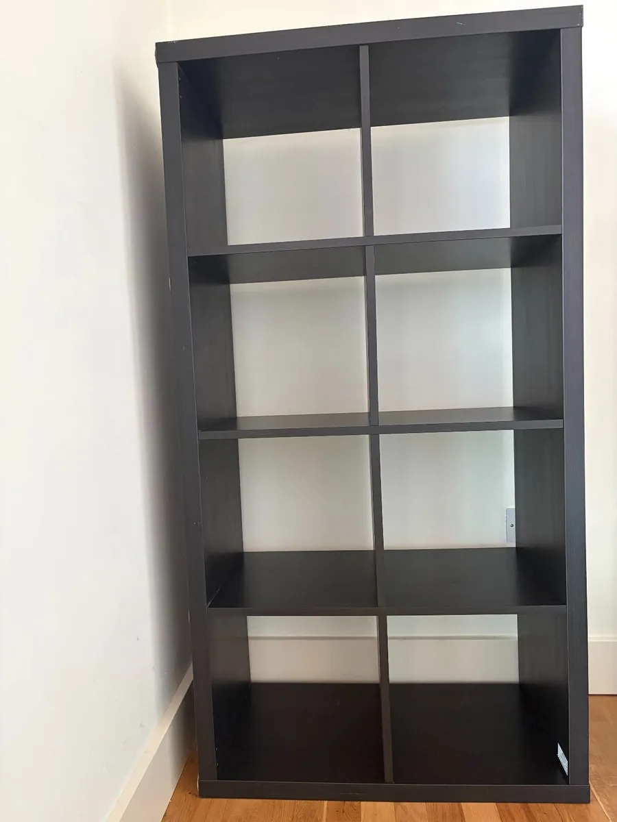 KALLAX Shelving unit - 1 x White and 1 Black Unit - Image 1