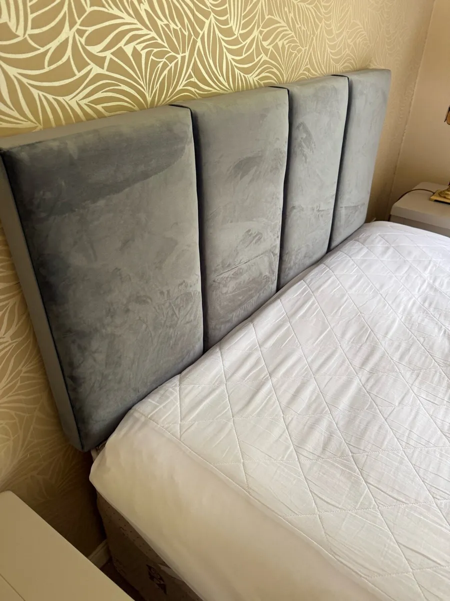 Double bed base and Headboard - Image 1