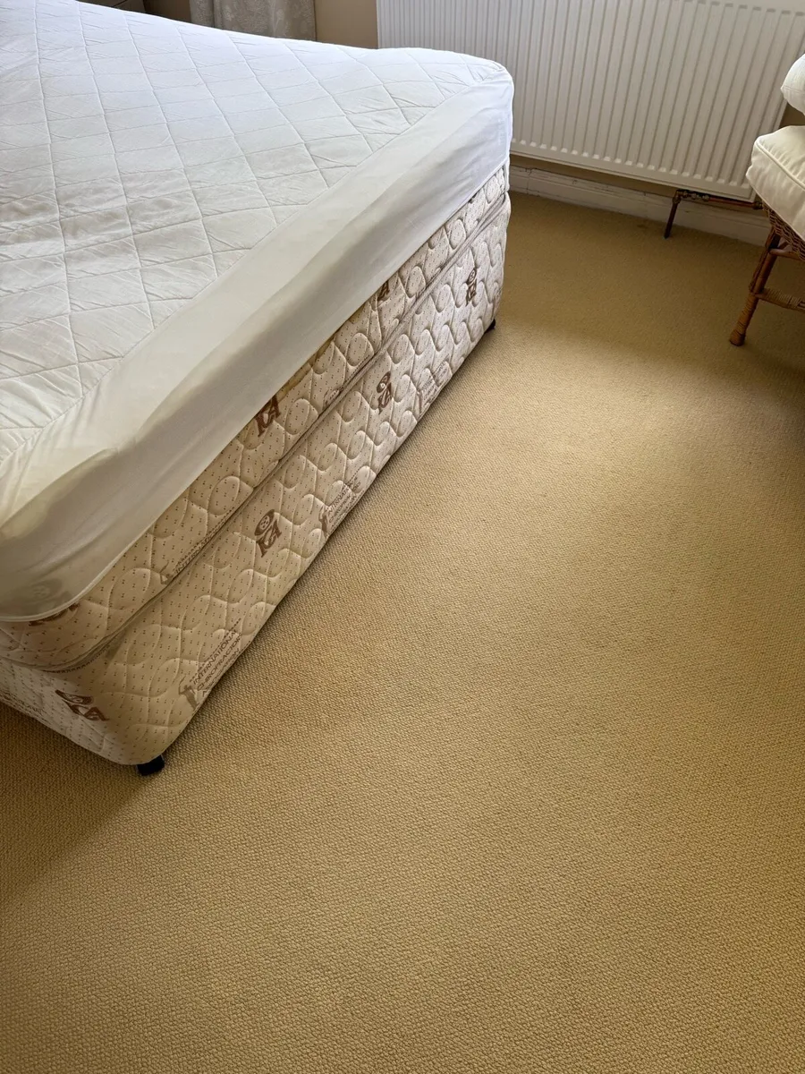 Double bed base and Headboard - Image 2