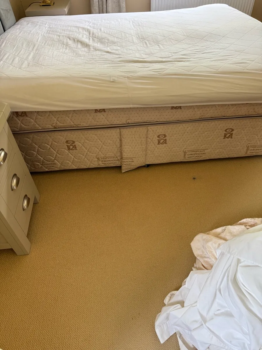 Double bed base and Headboard - Image 3