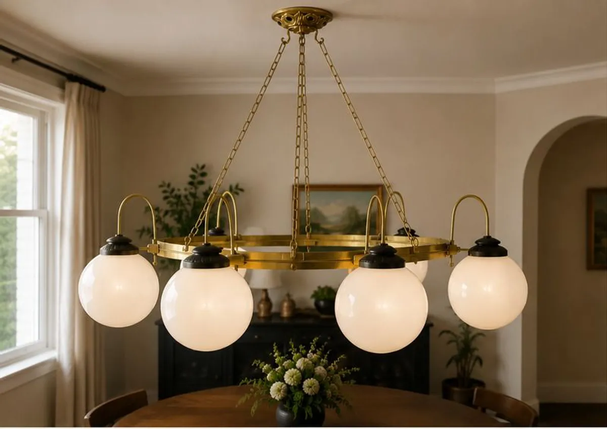 Brass Chandelier - Image 1