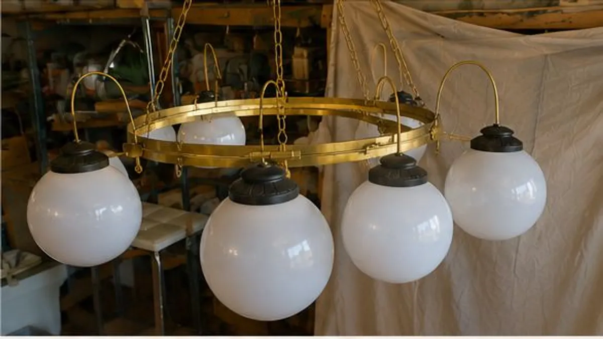 Brass Chandelier - Image 3