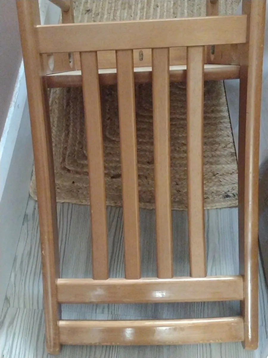 Heavy solid Oak bedroom/Hall /kitchen chair - Image 3