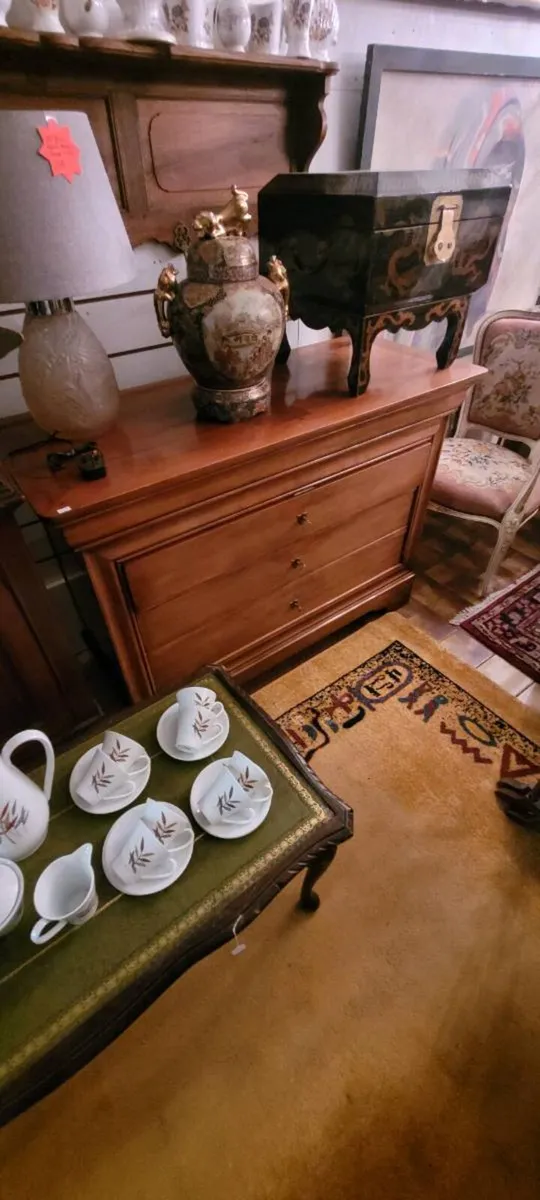 French Louis Philippe Style Cherrywood Chest of Dr - Image 1