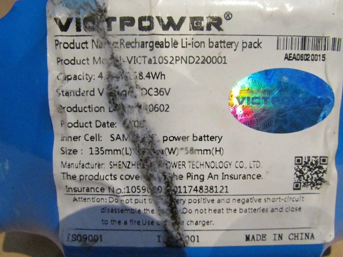 Lithium-ion Power Battery 36v - Image 3