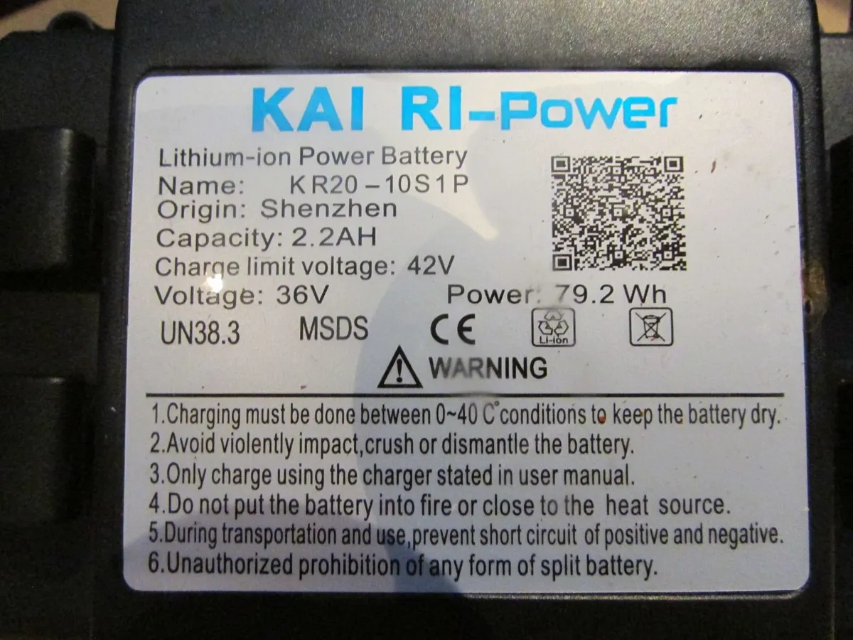 Lithium-ion Power Battery 36v - Image 4