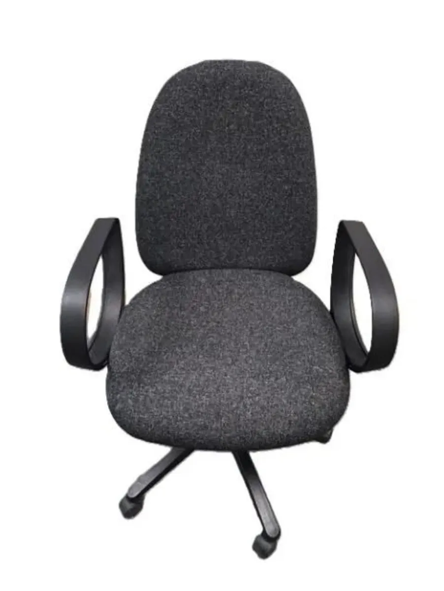 Used Grey Operator Office Chairs