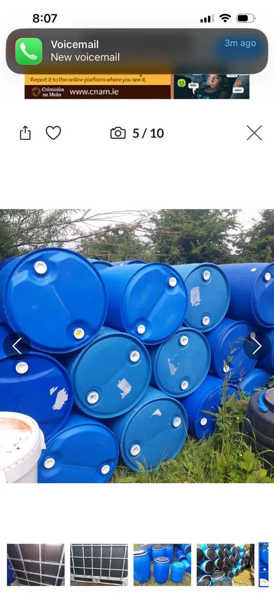 Plastic barrels - Image 1