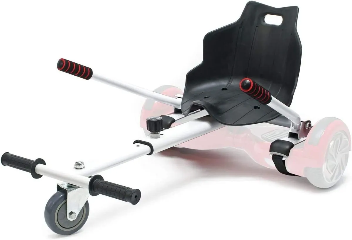 Hoverboard Kart Seat with Adjustable Straps - Image 1