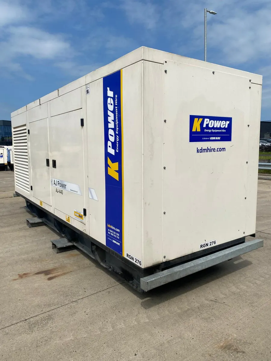 2019 AJ POWER AJ440S 400KVA 3PHASE SILENCED GEN - Image 2