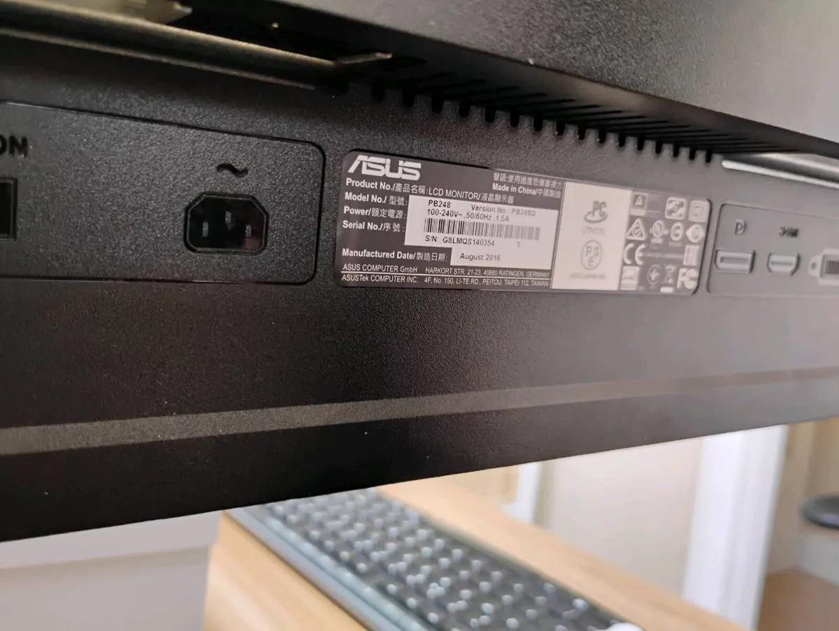 24 inch Asus monitor - Image 3