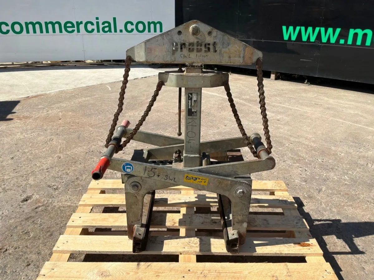 Probst FTZ - UNI kerb lifter lifting attachment... - Image 3