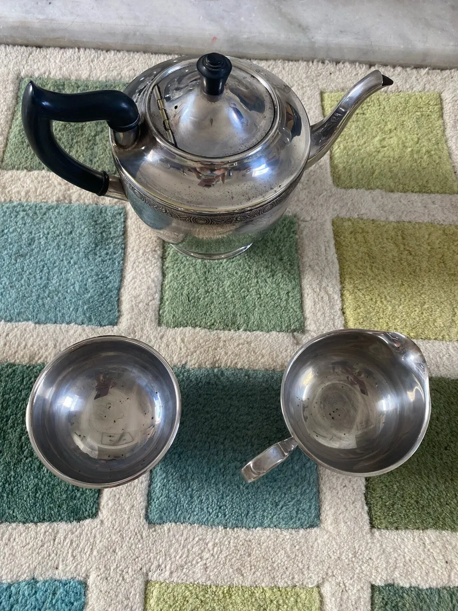 Teapot set Viner’s of Sheffield - Image 1