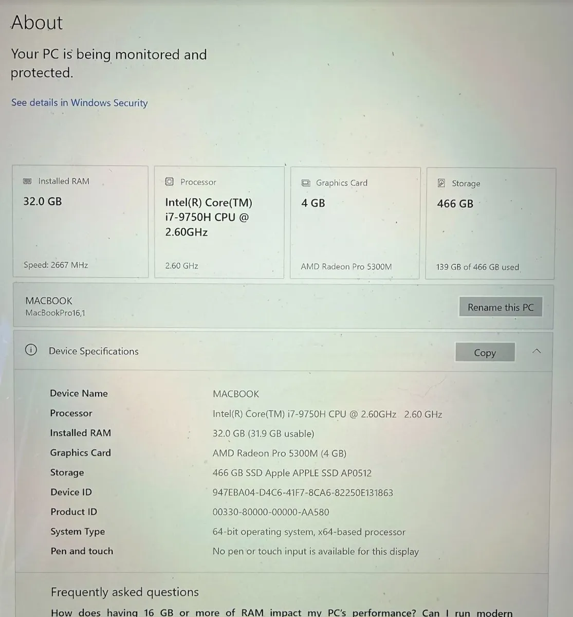 Immaculate Apple MacBook Pro 16" (i7, 32GB RAM) - Image 4