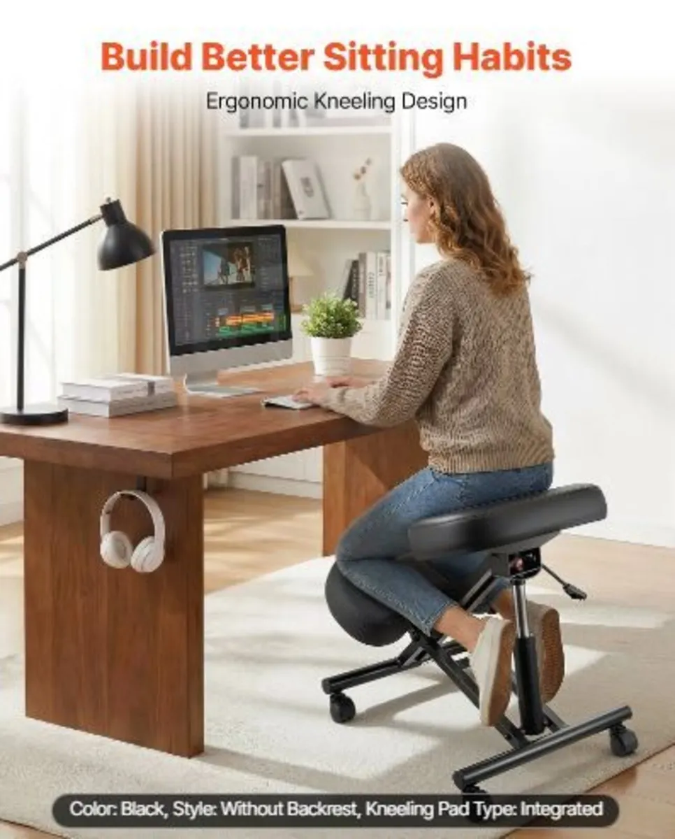 Ergonomic Kneeling Chair with Wheels - Image 2