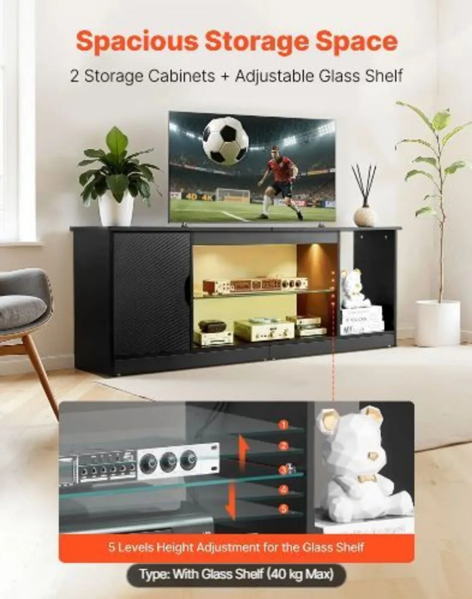 TV Stand for TVs up to 1651 mm - Image 2