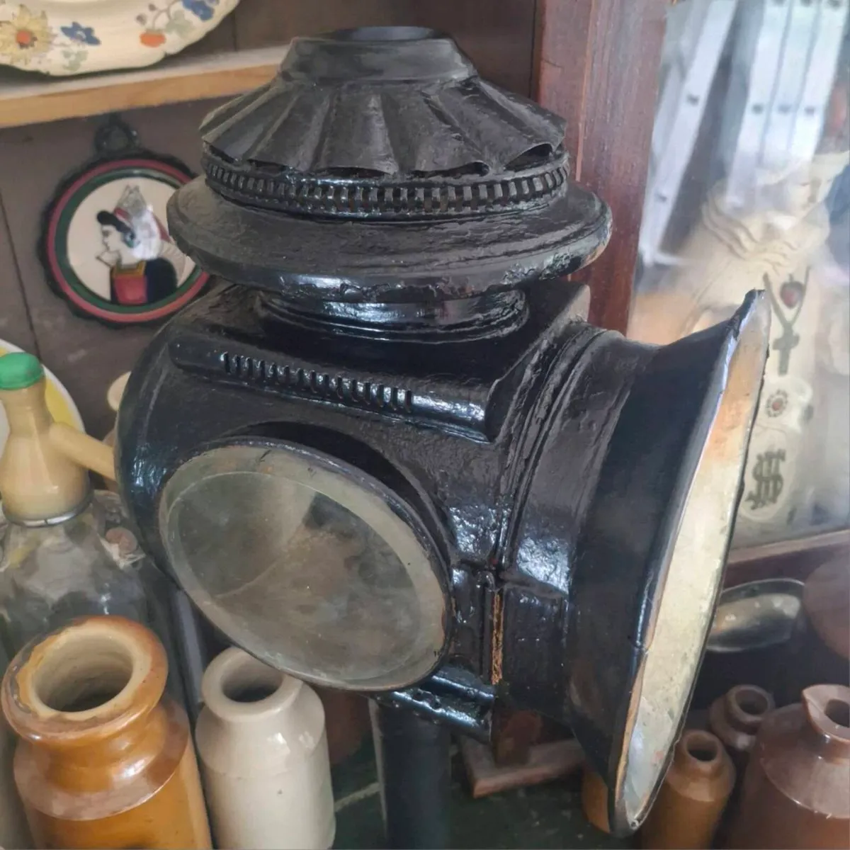 Antique French Carraige Lantern - Image 3