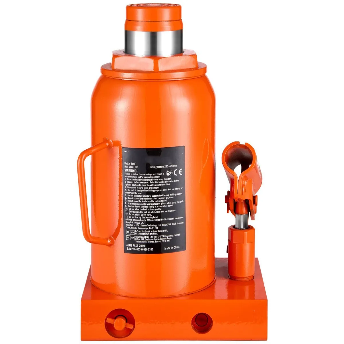 30 Ton Hydraulic Bottle Jack Car Truck Van Lift - Image 1