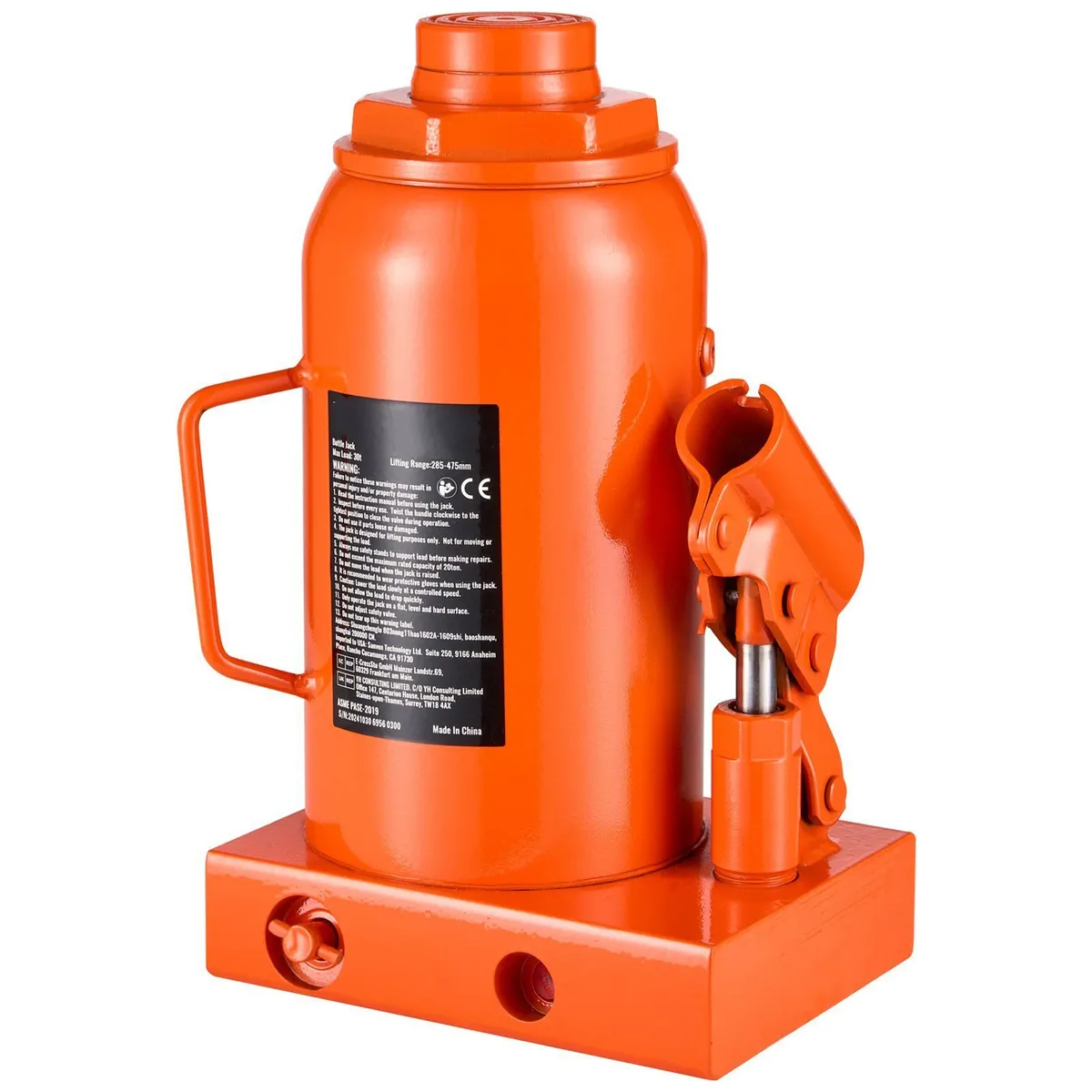 30 Ton Hydraulic Bottle Jack Car Truck Van Lift - Image 2
