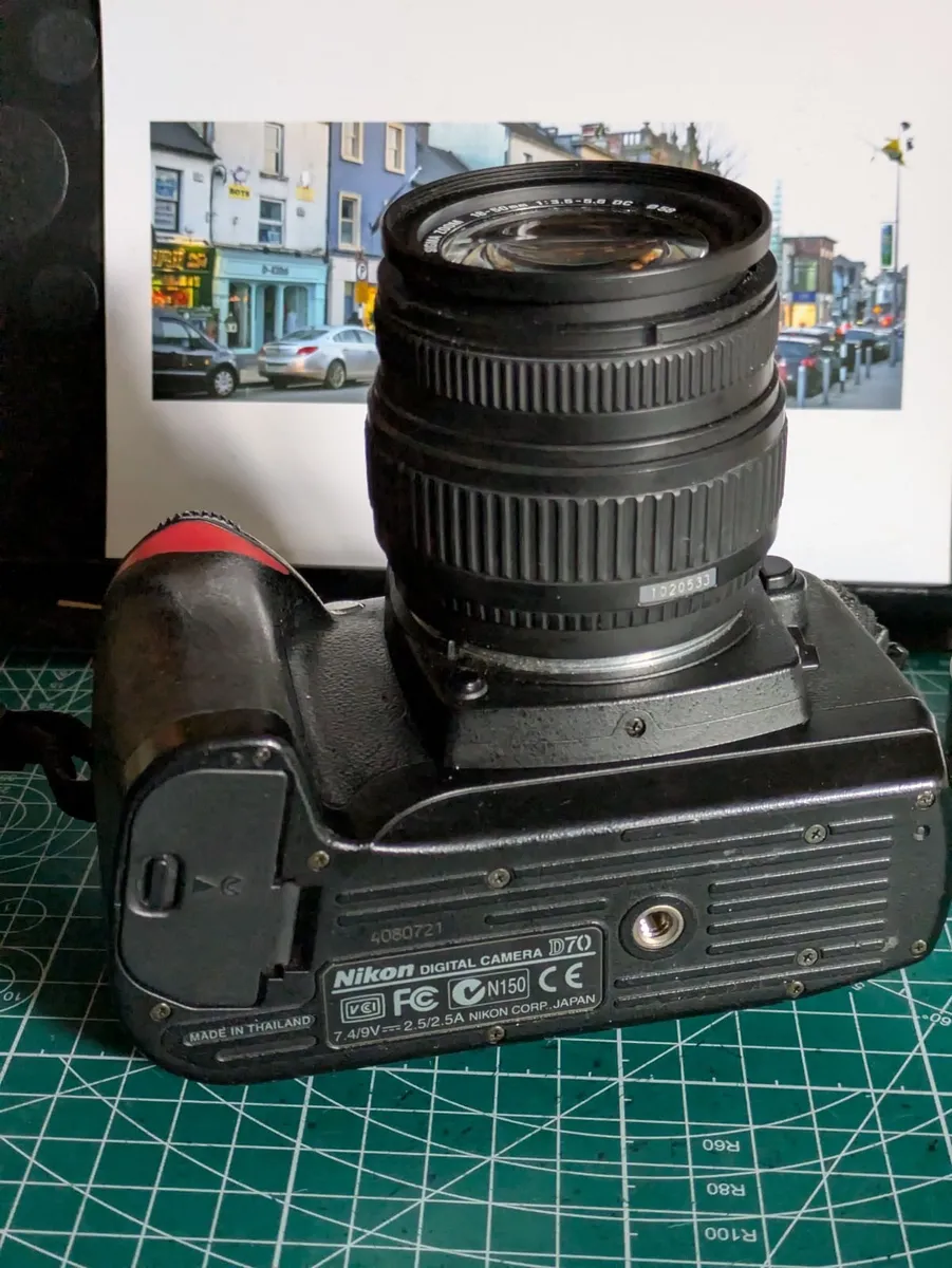 Nikon D70 CCD🌈sensor DSLR+sigma zoom lens - Image 4