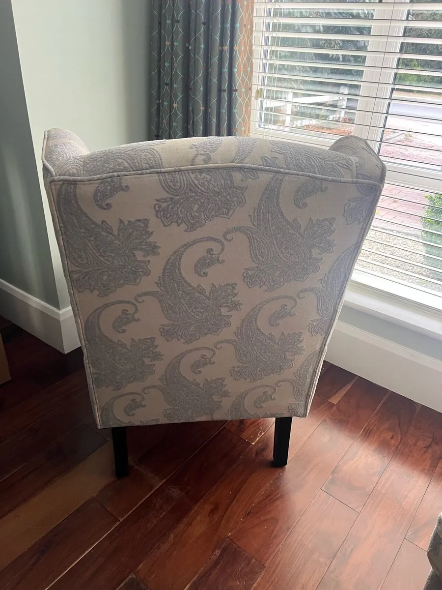 Pair Of Wing Back Chairs - Image 3