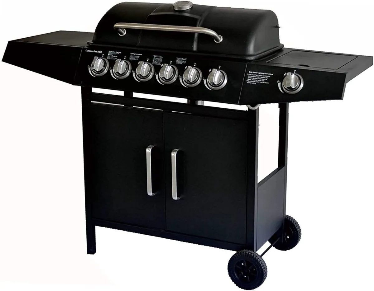 Pro Deluxe 7-Burner Gas BBQ Grill - Image 1